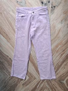 Purple Baggy High Waisted Jeans
