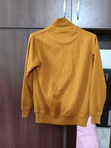 Zara Mustard Zip Up Jacket