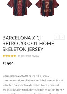 FC Barcelona x Travis Scott Retro Jersey
