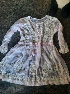 Embroidered Chikankari Kurta