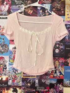 Baby Pink Cute Girly Top