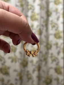 Belle Bow Hoops – Anti Tarnish