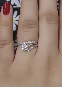 Sparkling Silver Ring