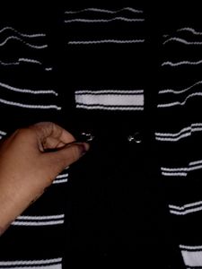Zabra Line Wool Sweater Girls Feviret...