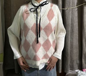 Argyle Knit Vest