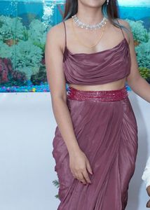 CO Ord Set With Cape From Kalki Fashion