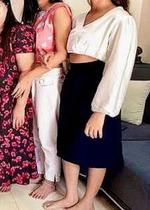 White Crop Top