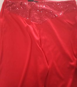 Beautiful Red Colour Plazzo