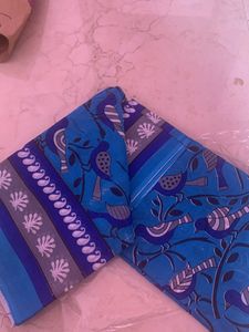 Cotton Saree New With Tag