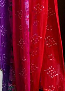 Colorful Bandhani Print Dupatta