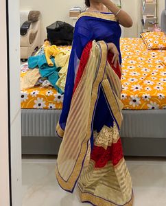 Blue Elegant Saree