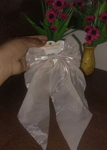 Combo Of White And Pink Bow Clips