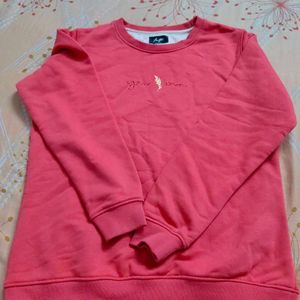 Pink Crewneck Winter T Shirt