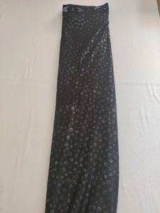 Elegant Dot Print Sari with Embellished Border