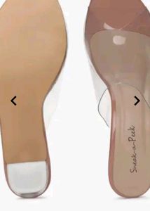 Transparent Slip On Sandal