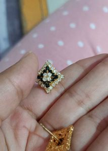 Black &amp; Golden Earrings
