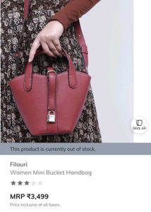 Women Mini Bucket Handbag
