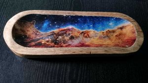 Simply Vedic Dual Wooden Incense Sticks Holder.