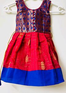 Kids Pure Silk Frock