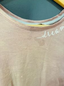 Pink Dream Long Sleeve Night Suits