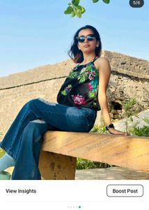 Floral Print Beach Wear Top