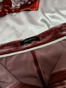 Velvet Lace-Up Shorts