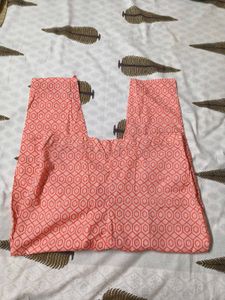 Women Pink Floral Printed Cotton Kurta Set