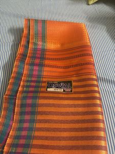 Orange Ethnic ponadai shawl
