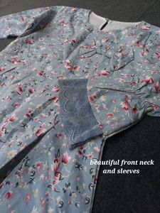 Floral Print Round Kurti