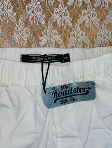 White Cargo Pants