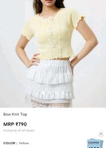 Bow Knit Top