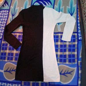 Two-Tone Mini Dress