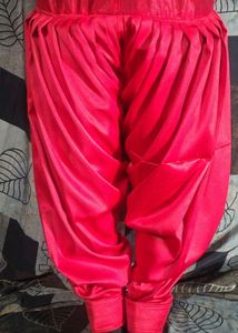 Red Salwar/Patiala Pants
