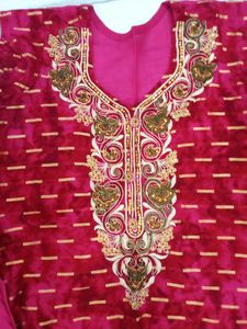 Pink Embroidered Salwar Kameez