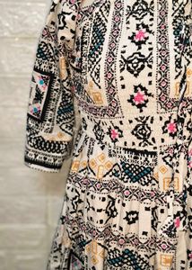 Fresh Piece Printed Long Maxi Comfy Dress