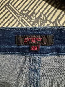 Blue Ginger Shorts Unused Waist 28