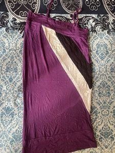 Stylish Purple Bodycon Mini Dress