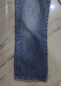 Unique Two-Tone Denim Jeans