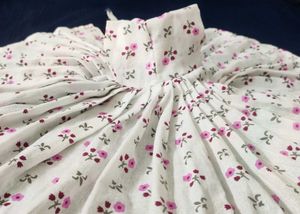 Vintage Floral Krishna Dress