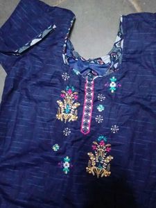 Embroidery Kurti Set Kids