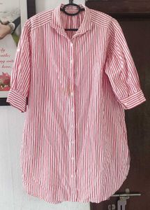 Striped Button-Down Shirt