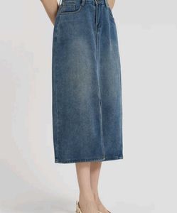 Savana Denim Midi Skirt