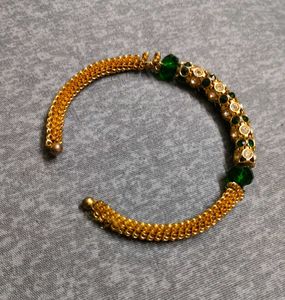 Gold &amp; Green Bracelet