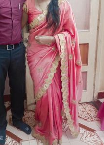 Elegant Pink Saree