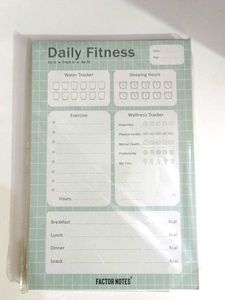 Daily Dose Of Gratitude And Fitness Combo Notepad