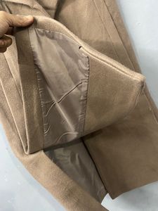 Sleeves Dark Fawn Stylish Coat
