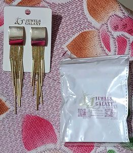 Jewels Galaxy Gold Plated Earrings