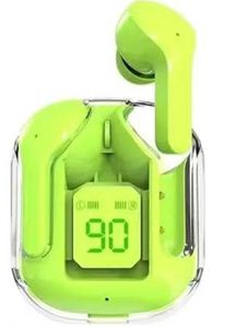 Green Wireless Earbuds