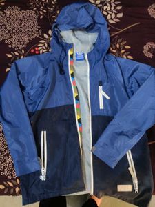 Adidas orignal Blue Windbreaker Jacket