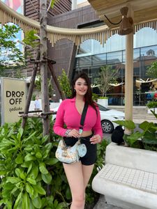 Pink V Neck Top